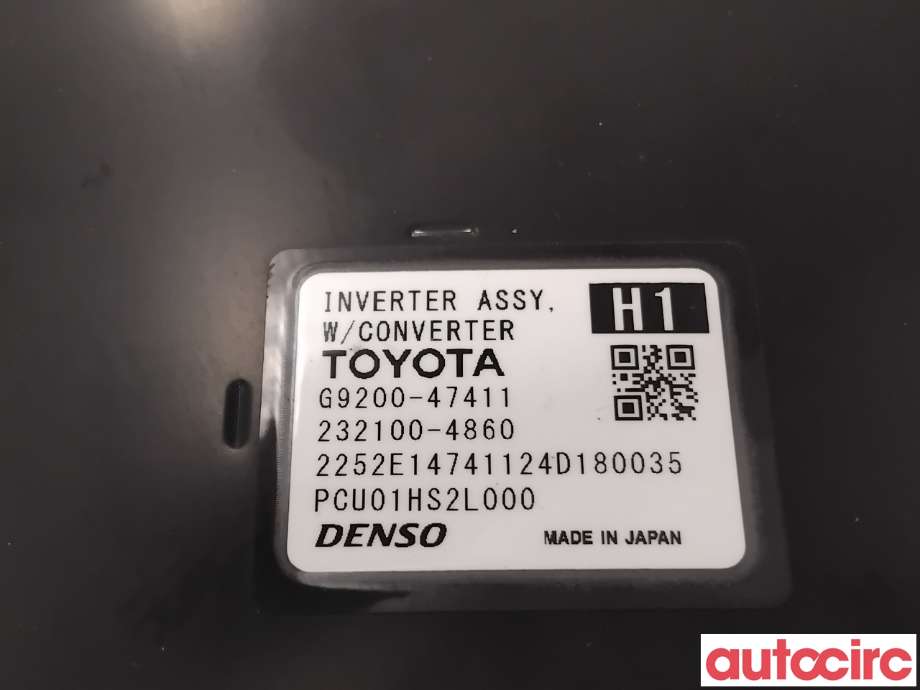 Inverter hybrid til Toyota Corolla 2019-->>  (TOYOTA|G92A047241|232100-4860|G9200-47411)