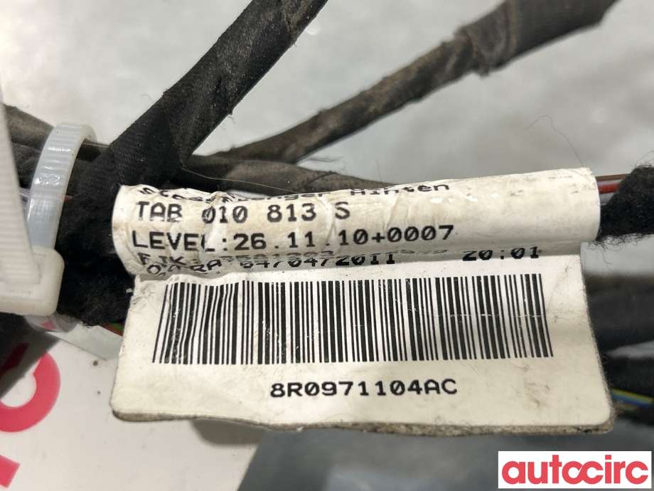 Ledningsnett til Audi Q5 2008-2012 (Type I, Fase 1)  (AUDI|8R0971104AC)