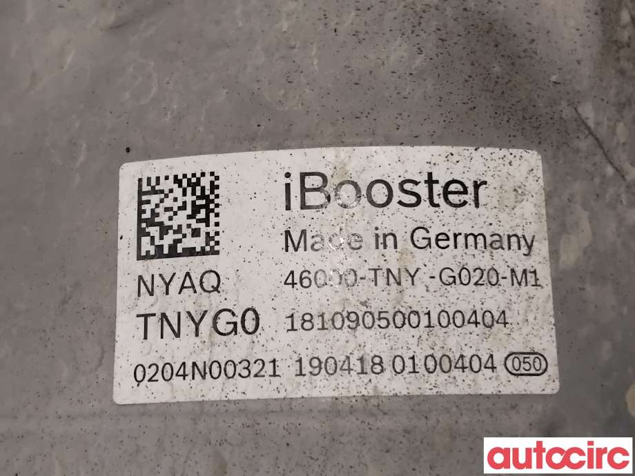 Bremsekraft-forsterker til Honda CR-V 2018-->> (Type V)  (HONDA|01469-TNY-G00|0204N00321|46000-TNY-G020-M1)