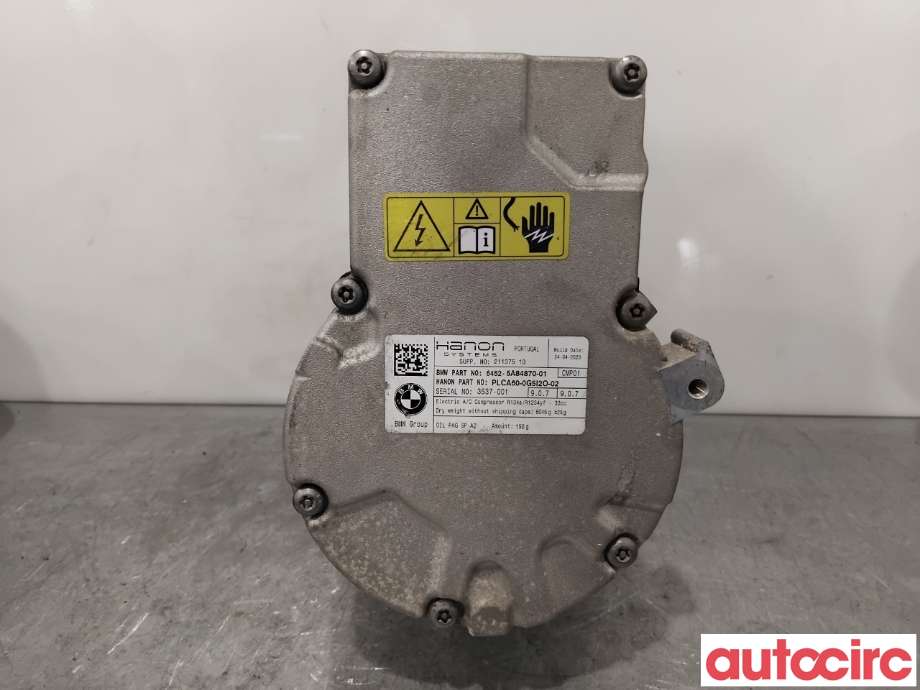 Aircondition kompressor til BMW X1 2022-->> (U11) (U11) (BMW|64525B31E57|PLCA60-0G5I2O-02|6452-5A84870)