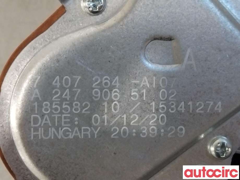 Viskermotor bakrute til Mercedes B-Klasse 2019-->> (W247) (W247) (MERCEDES|A2479065102)