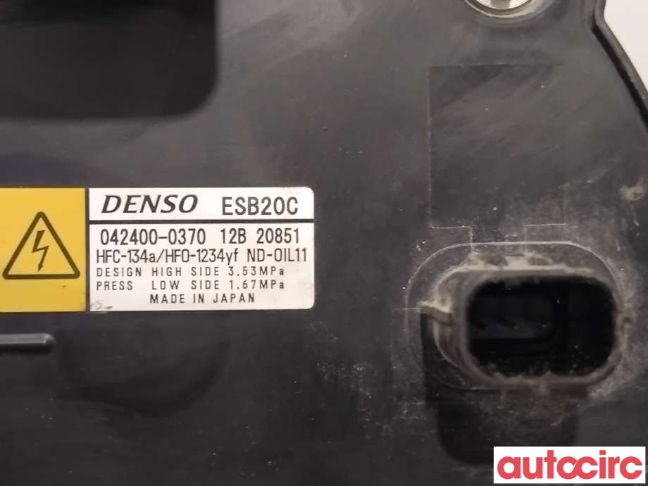 Aircondition kompressor til Toyota Corolla 2019-->>  (TOYOTA|8837047092|042400-0370|)