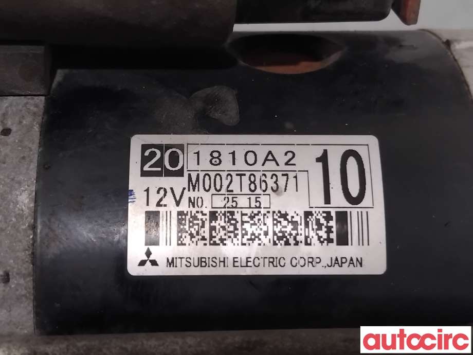 Starter diesel til Peugeot 4008 2012-2017  (PEUGEOT|1637179380|M002T86371|1810A210)