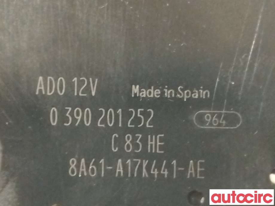 Viskermotor bakrute til Ford Fiesta 2013-2017 (Type VI, Fase 2)  (FORD|1774291|0390201252|8A61-A17K441-AE)
