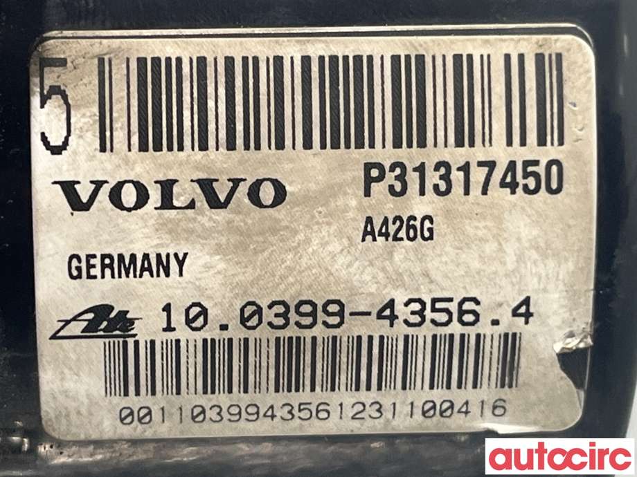 ABS sentral til Volvo V60/V60 CC 2013-2018 (Type I, Fase 2) (VOLVO|31341513|100927-04013|31317450)