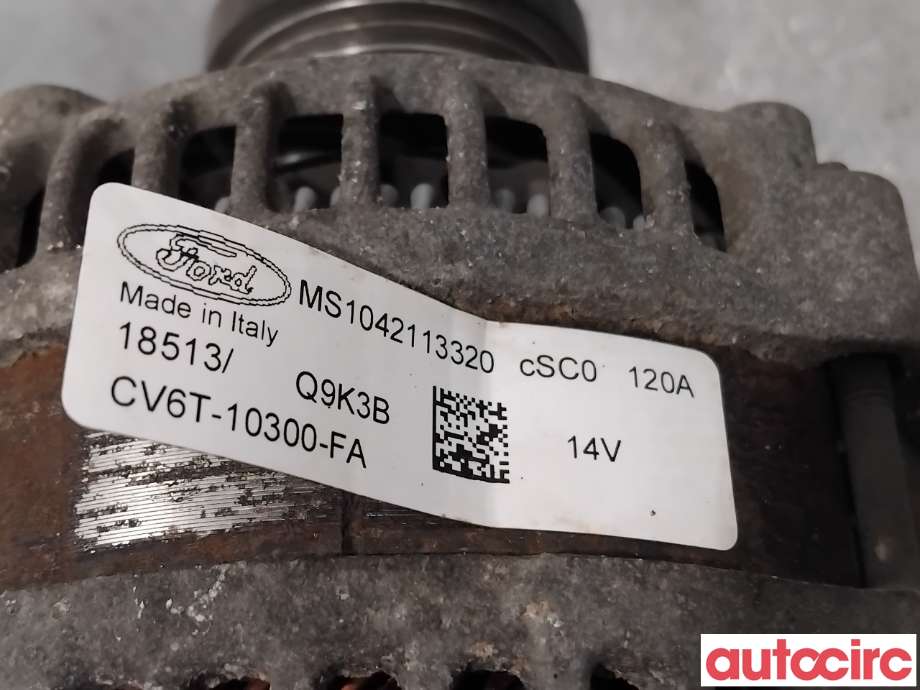 Dynamo til Ford Fiesta 2013-2017 (Type VI, Fase 2)  (FORD|2415008|MS1042113320|CV6T-10300-FA)