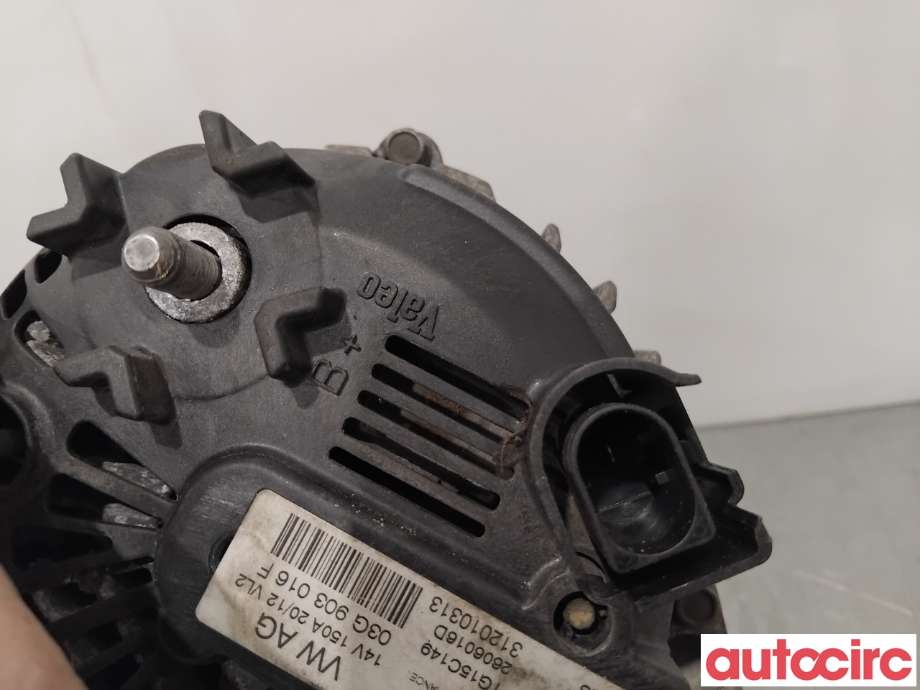 Dynamo til Audi Q5 2012-2017 (Type I, Fase 2)  (AUDI|03G903016FX|TG15C149|03G903016F)