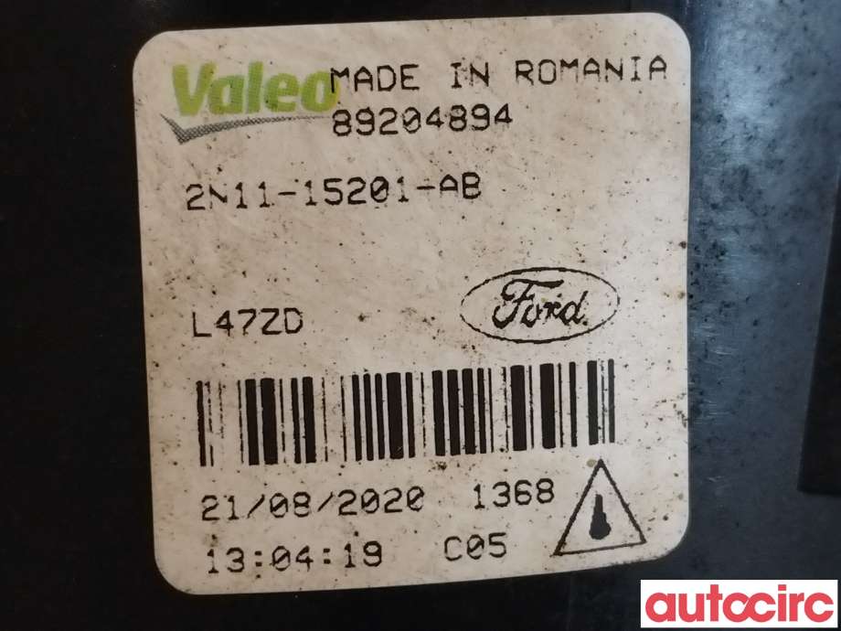 Tåkelykt venstre foran til Ford Transit Connect 2018-->> Type II, Fase 2 (FORD|1209177|89204894)