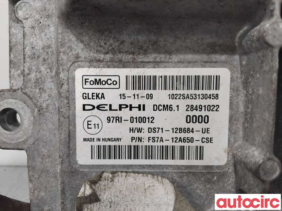Styreenhet motor til Ford Mondeo 2014-2019 (Type V, Fase 1)  (FORD|2037011|28491022|DS71-12B684-UE)