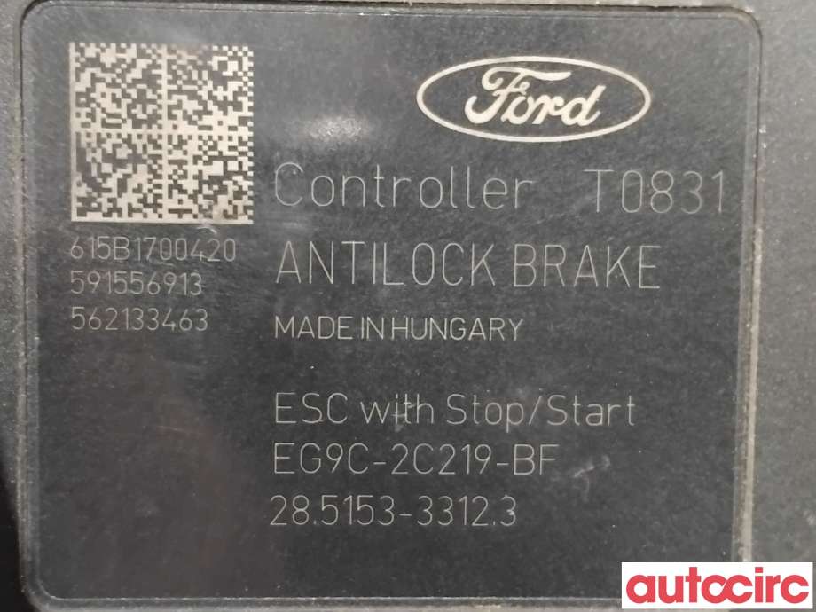 ABS sentral til Ford Mondeo 2014-2019 (Type V, Fase 1)  (FORD|2183036|285153-33123|EG9C-2C405-EG)