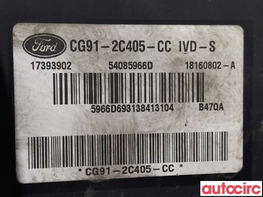 ABS sentral til Ford S-Max 2010-2015 (Type I, Fase 2)  (FORD|1857638|54085966D|CG91-2C405-CC)