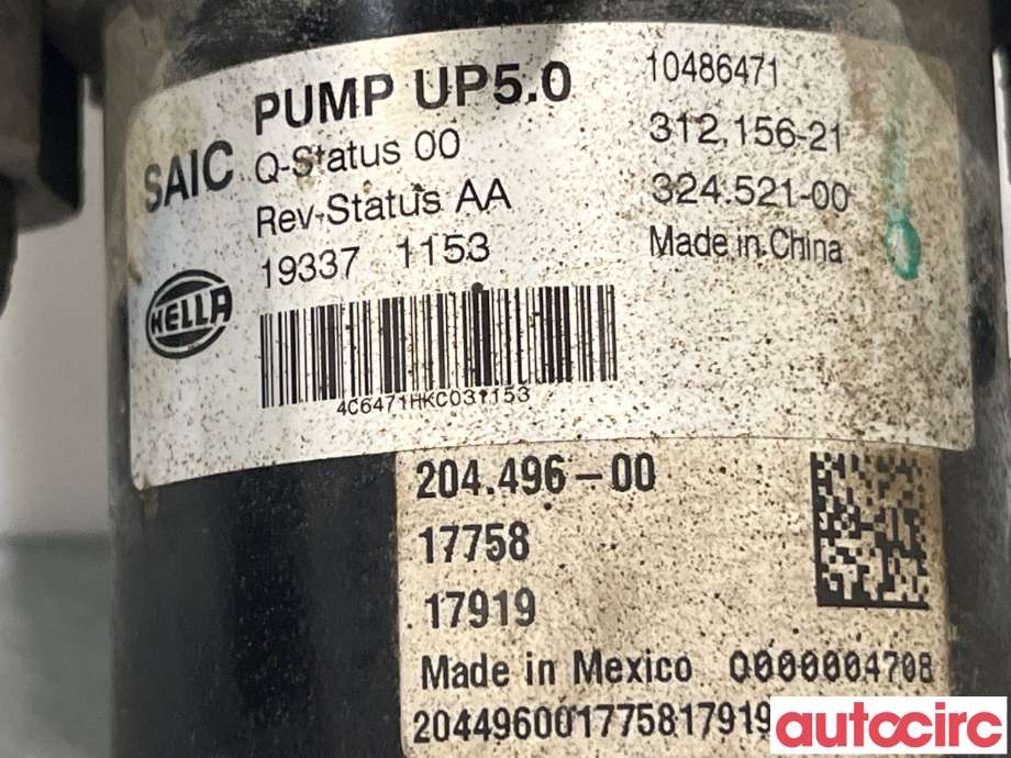 Vakuumpumpe til MG ZS EV 2019-2021 (Type I, Fase 1) (MG|10486471|312156-21)