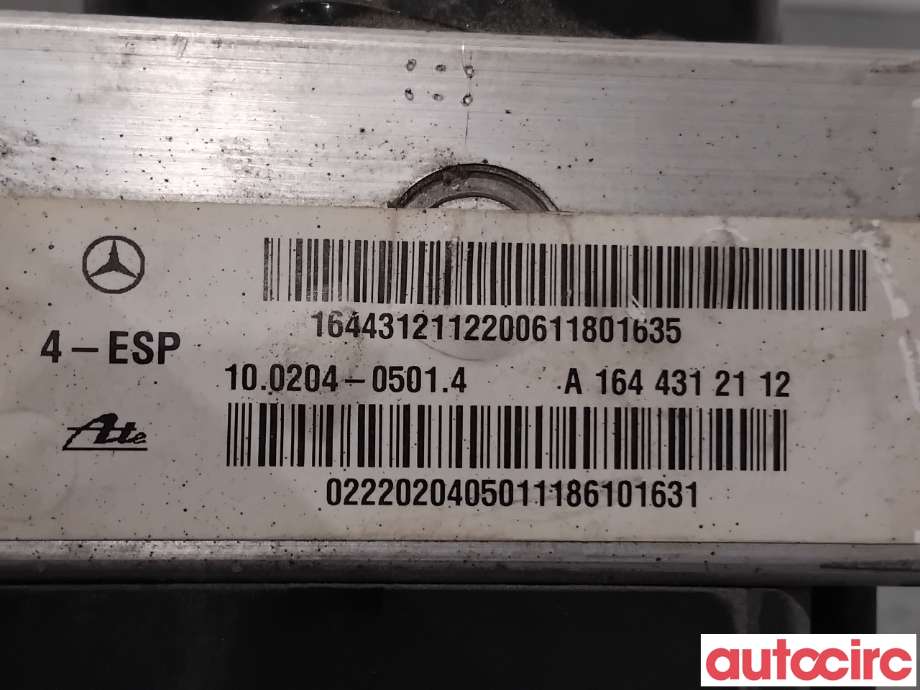 ABS sentral til Mercedes ML 2005-2011 (W164) (W164) (MERCEDES|A1634300007|100204-05014|A1645450916)