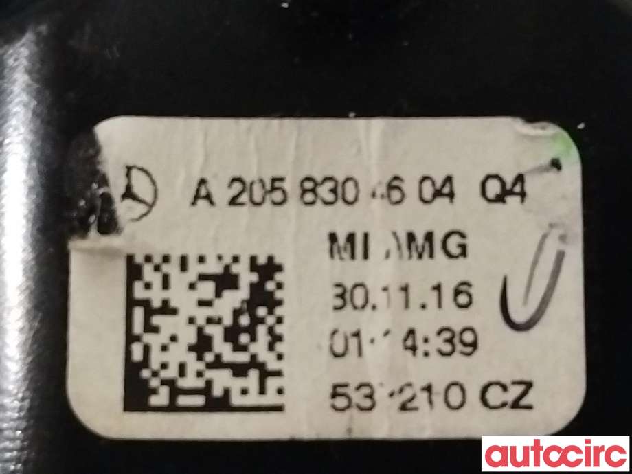 Dashbord friskluftdyse til Mercedes C-Klasse 2014-2018 (Fase 1) (W205) (W205) (MERCEDES|A2058304604)