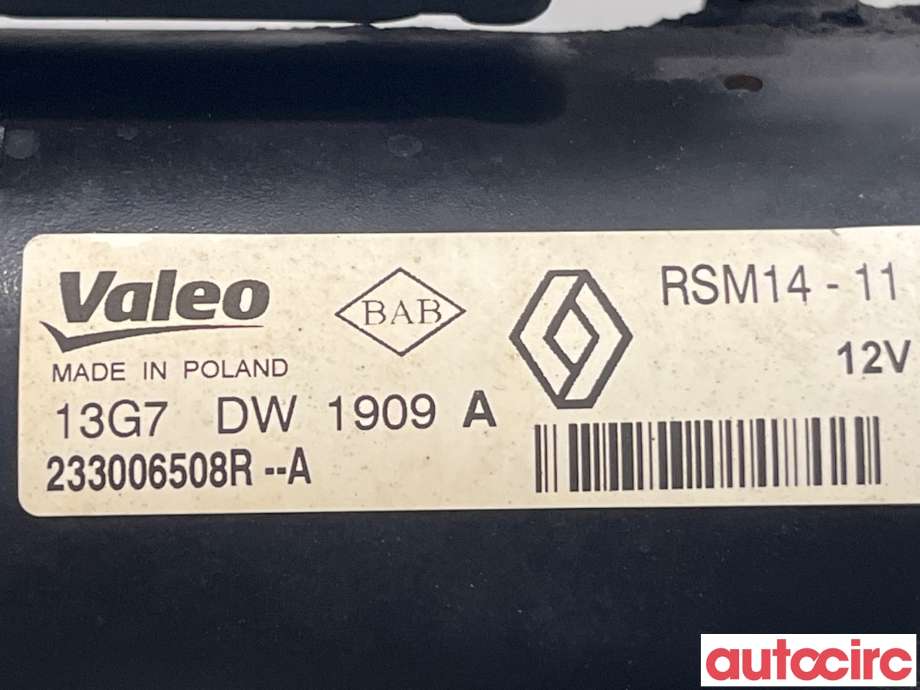Starter diesel til Mercedes Citan 2012-2021 (W415) (W415) (MERCEDES|A4159066000|RSM14-11|233006508R)