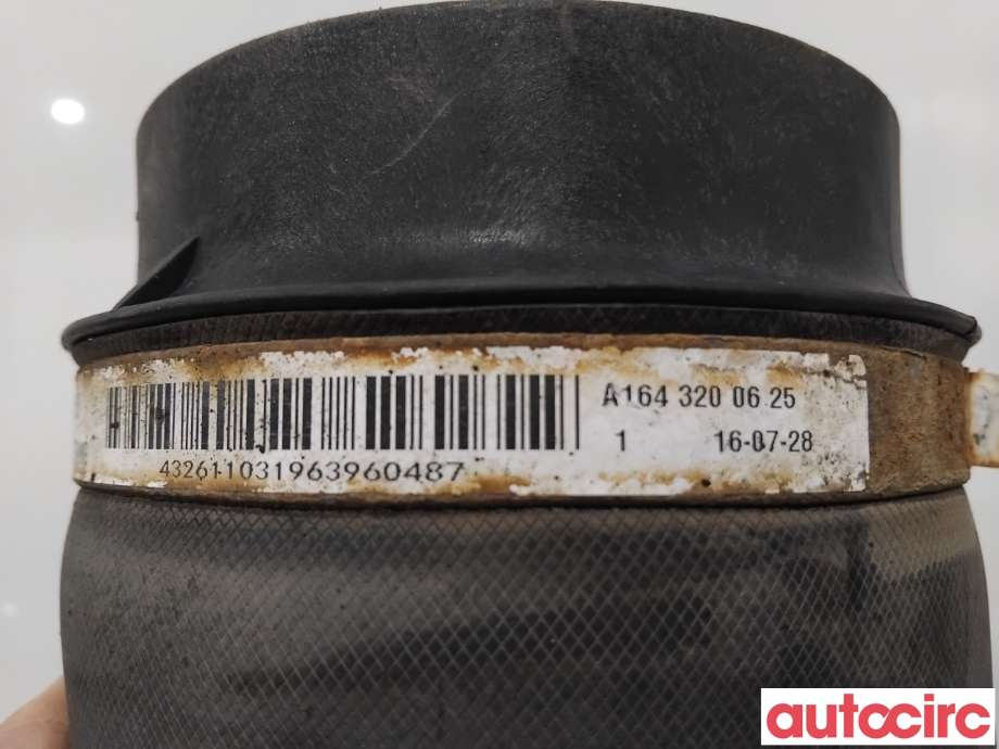 Fjær foran nivå luftpute/belg til Mercedes ML 2005-2011 (W164) (W164) (MERCEDES|A1663200325||A1643200625)