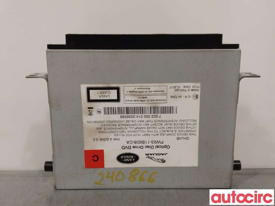 Bilstereo til Land Rover Discovery, 2017-->> (Type V)  (LAND-ROVER|LR081462)
