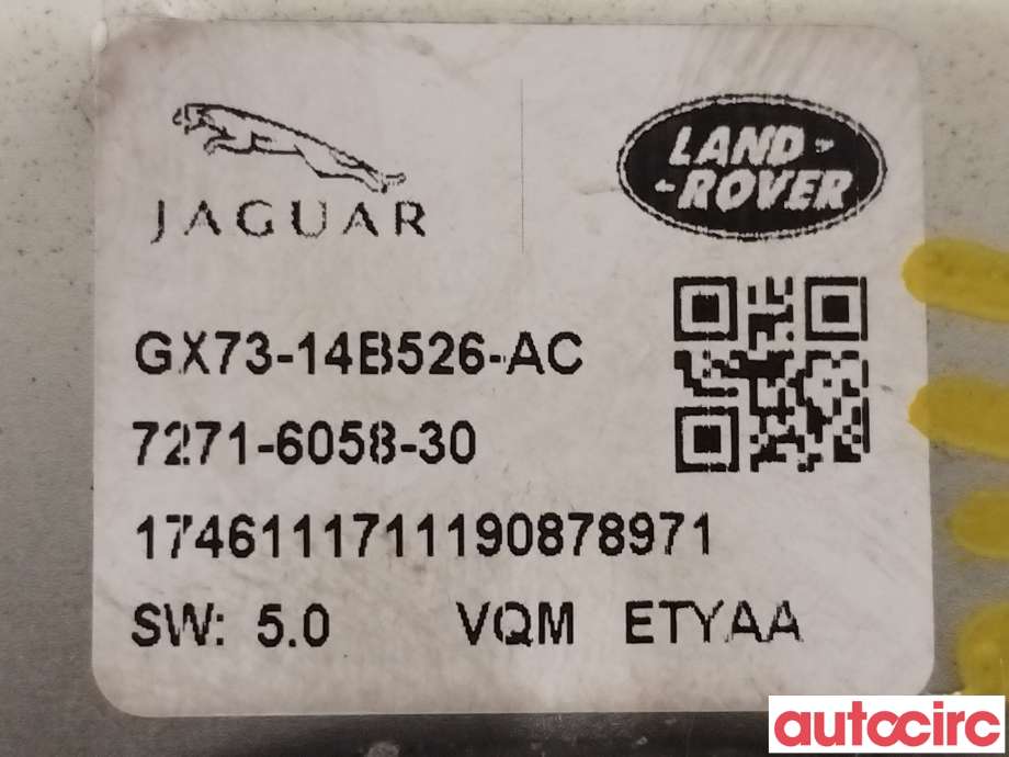 Styreenhet batteri til Land Rover Discovery 2017-->> (Type V)  (LAND-ROVER|LR079623|GX7314B526AC)