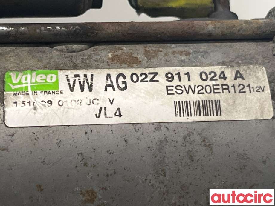 Starter diesel til VW Passat 2005-2010 (B6) (B6) (VOLKSWAGEN|02Z911024AX|ESW20ER121|02Z911024A)