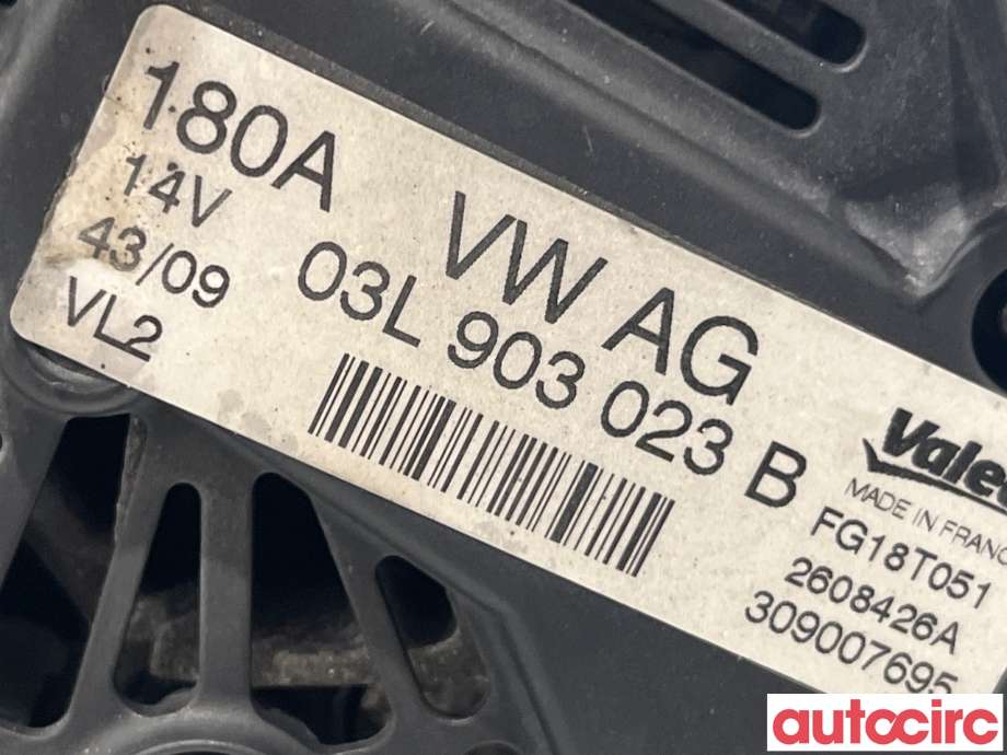 Dynamo til VW Passat 2005-2010 (B6) (B6) (VOLKSWAGEN|03L903023BX|FG18T051|03L903023B)