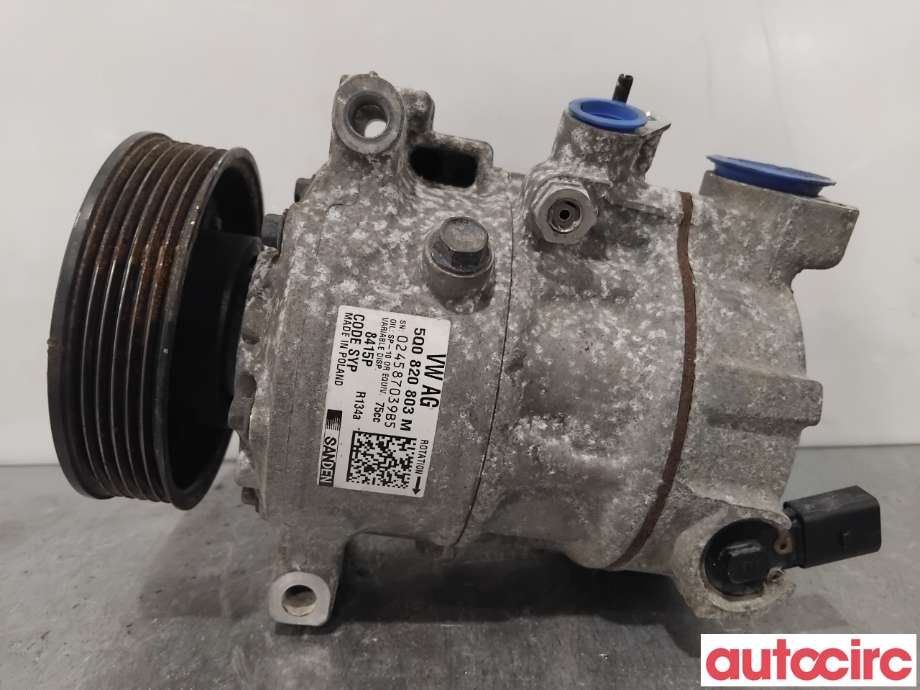 Aircondition kompressor til VW Caddy 2015-2020 (Type III, Fase 3)  (VOLKSWAGEN|5Q0820803F|8415|5Q0820803K)