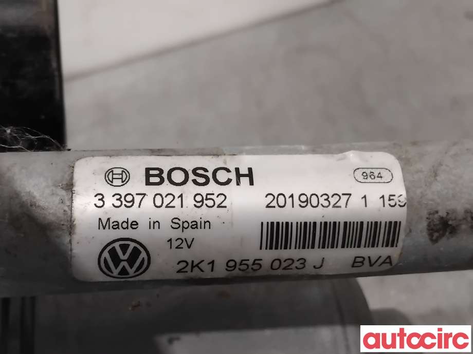 Viskermotor frontrute til VW Caddy 2015-2020 (Type III, Fase 3)  (VOLKSWAGEN|2K1955023J|1397220709)