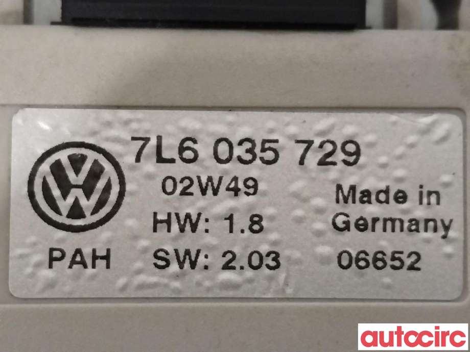 Styreenhet diverse til VW Touareg 2003-2007 (Type I, Fase 1) (VOLKSWAGEN|7L6035729K|7L6035729)