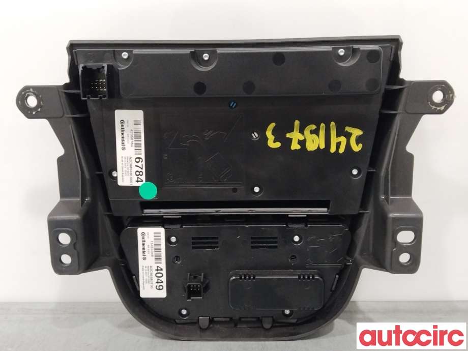 Varmeapparat betjening til Opel Mokka 2012-2016 (Type I, Fase 1)  (OPEL|13474049|42356784)