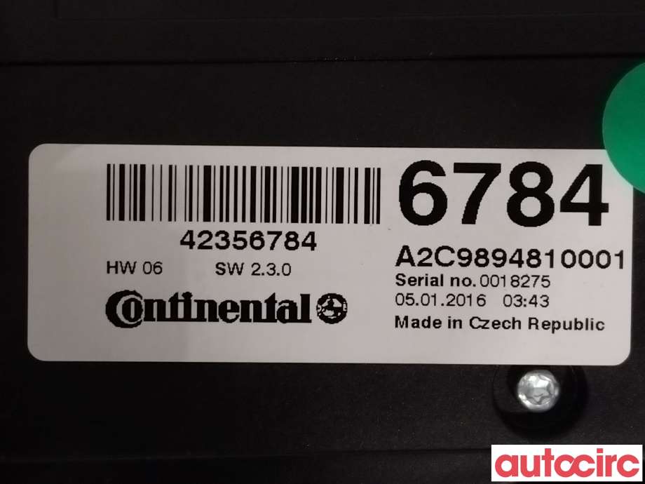 Varmeapparat betjening til Opel Mokka 2012-2016 (Type I, Fase 1)  (OPEL|13474049|42356784)