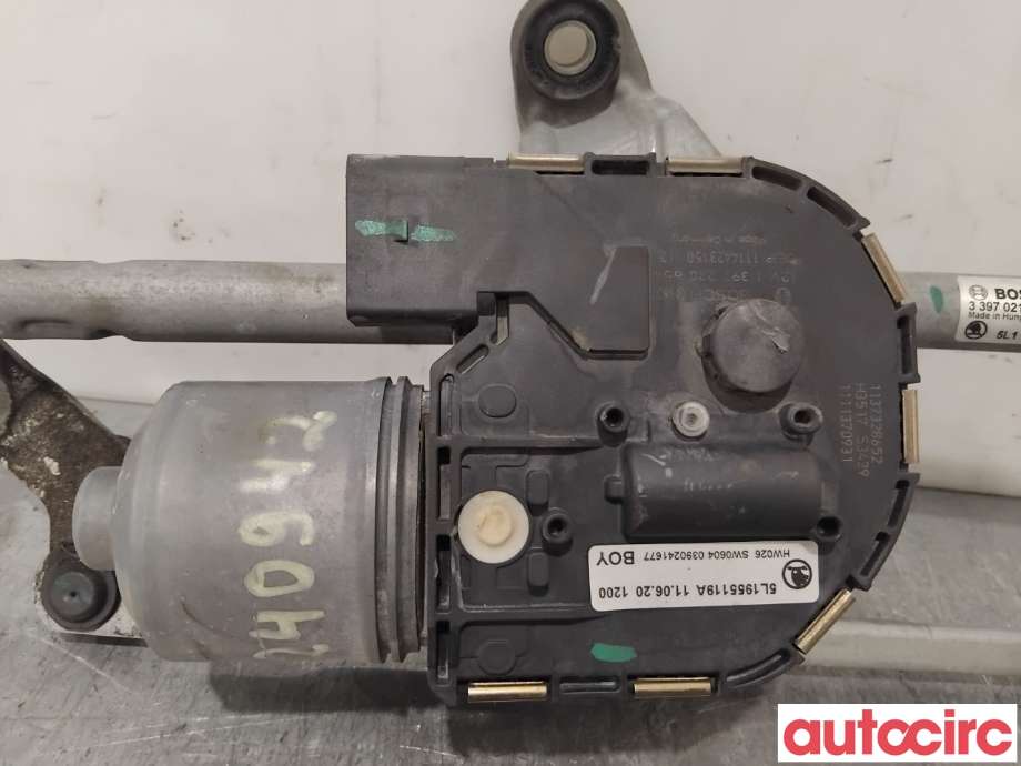Viskermotor frontrute til Škoda Yeti 2009-2013 (Fase 1)  (SKODA|5L1955023|1397220654|5L1955023A)