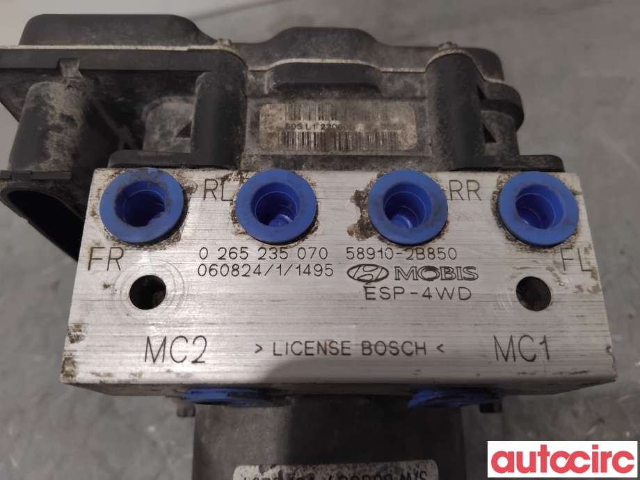 ABS sentral til Hyundai Santa Fe 2006-2009 (Type II, Fase 1)  (HYUNDAI|589102B850|0265235070|58910-2B850)