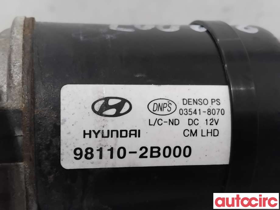 Viskermotor frontrute til Hyundai Santa Fe 2006-2009 (Type II, Fase 1)  (HYUNDAI|981102B000|03541-8070|98110-2B000)