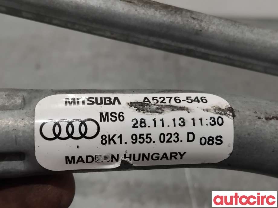 Viskermotor frontrute til Audi A4, Allroad 2009-2016 (Type I) (B8) (B8) (AUDI|8K1955023D|A5276-546|8K1955023E)