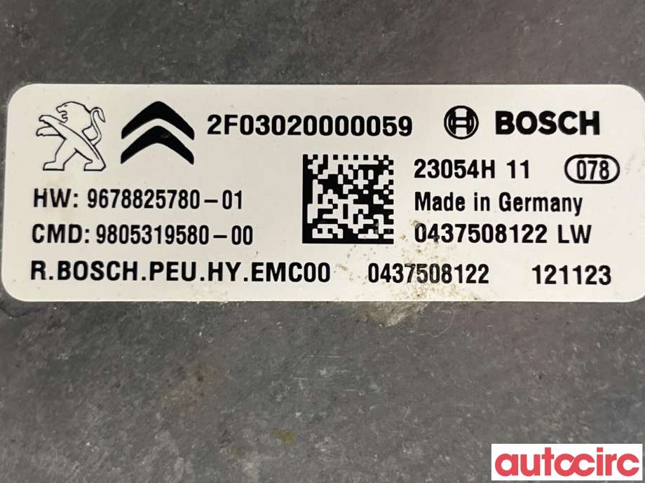 DCDC converter hybrid til Peugeot 508 2011-2014 (Type I, Fase 1)  (PEUGEOT|1611523280|9678825780)