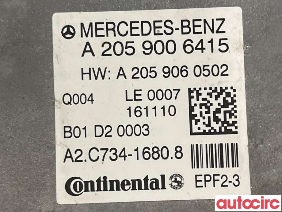 Inverter hybrid til Mercedes C-Klasse 2014-2018 (Fase 1) (W205) (W205) (MERCEDES|A2059000936|A2C734-16808|A2059006415)