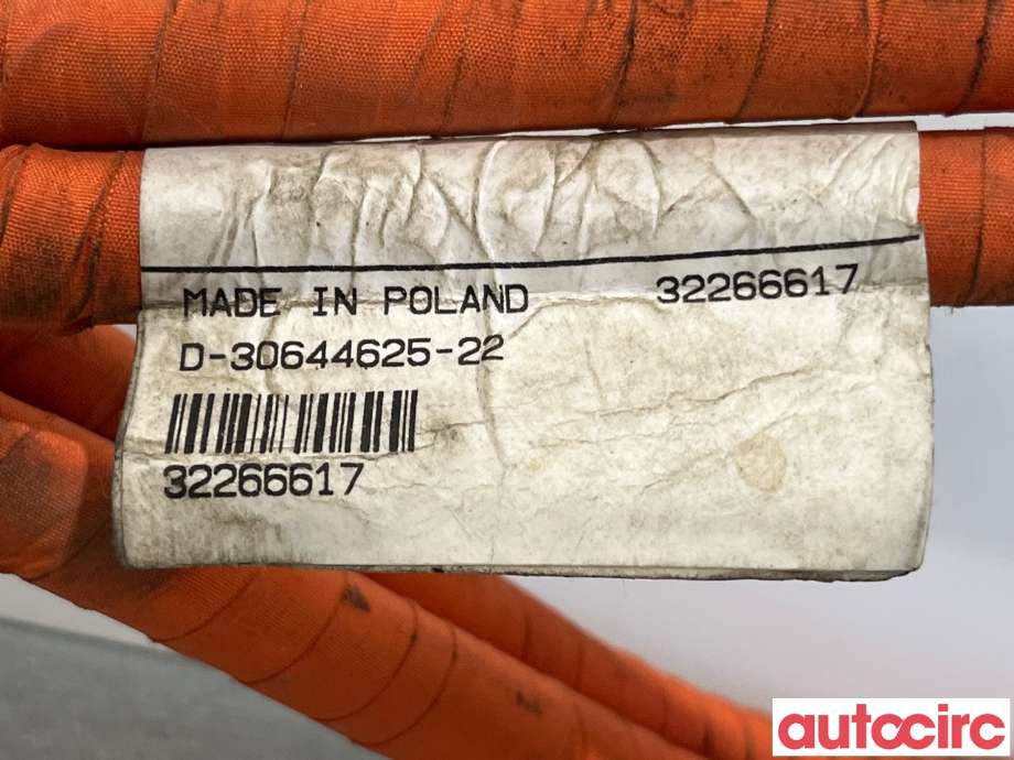 Kabel høy volt (HV) hybrid til Volvo V60 / V60 CC 2018-->> (Type II)  (VOLVO|32286759||32266617)