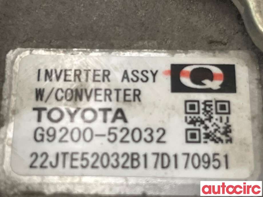 Inverter hybrid til Toyota Yaris 2014-2020 (Type III, Fase 2)  (TOYOTA|G920059047||G9200-52032)