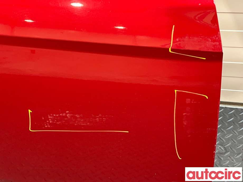 Dør høyre foran til Ford Focus 2014-2018 (Type III, Fase 2)  (FORD|2147844|PBM51-A20124-BF)