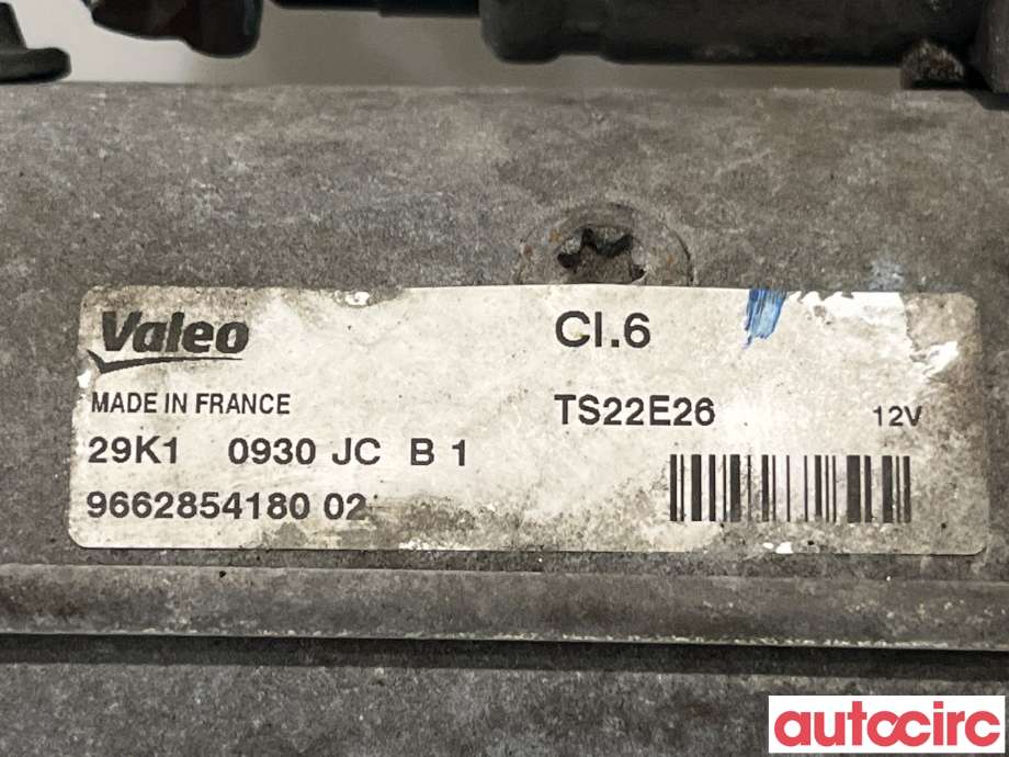 Starter diesel til Peugeot 508 2011-2014 (Type I, Fase 1)  (PEUGEOT|5802CE||9662854180)