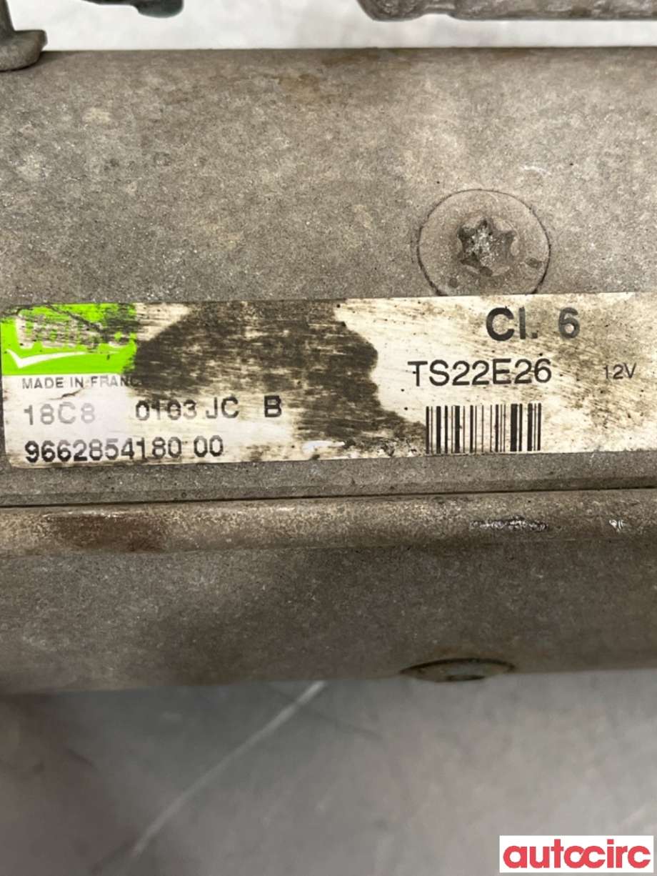 Starter diesel til Citroën C5 2008-2017 (Type II)  (CITROEN|5802CE|TS22E26|9662854180)