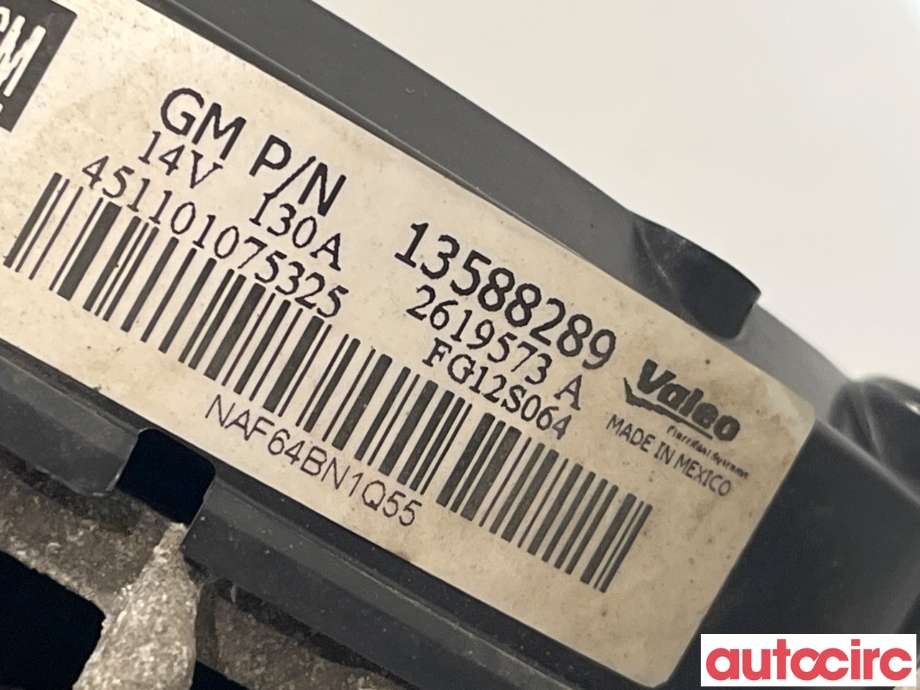 Dynamo til Opel Mokka 2012-2016 (Type I, Fase 1)  (OPEL|13597226|FG12S064|13588289)
