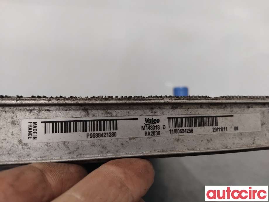 Radiator (automat gir) til Peugeot 508 2011-2014 (Type I, Fase 1)  (PEUGEOT|1330X2|M143318|9688421380)