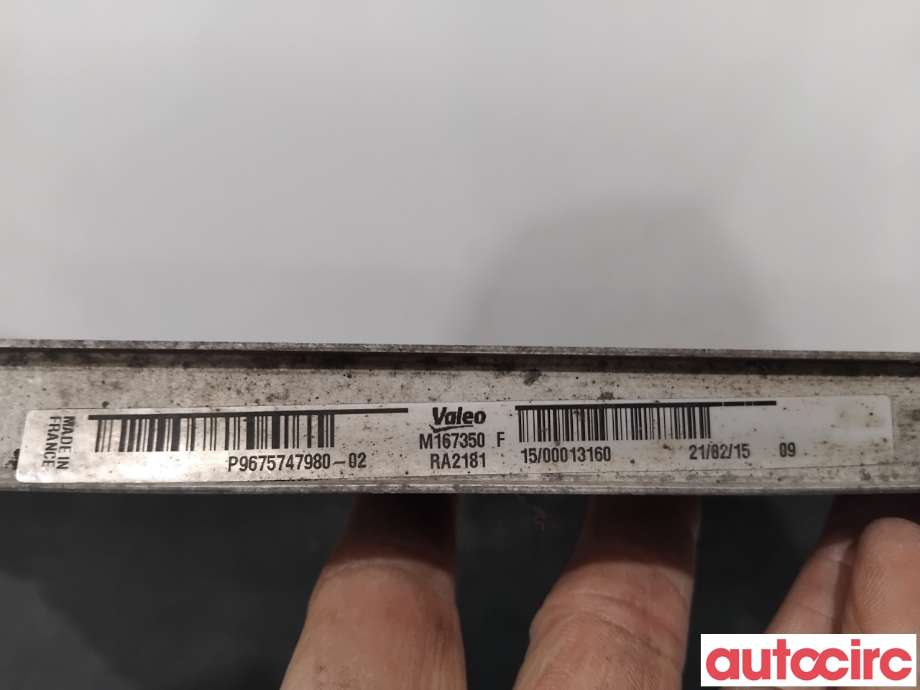 Radiator (automat gir) til Peugeot 308 2013-2021 (Type II)  (PEUGEOT|9675747980|M167350)