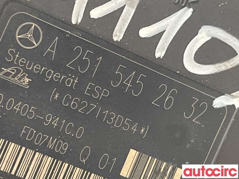 ABS sentral til Mercedes ML 2005-2011 (W164) (W164) (MERCEDES|A1634300007|A2514310512)