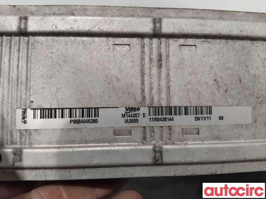 Intercooler til Peugeot 508 2011-2014 (Type I, Fase 1)  (PEUGEOT|0384P5|M144207|9684946380)