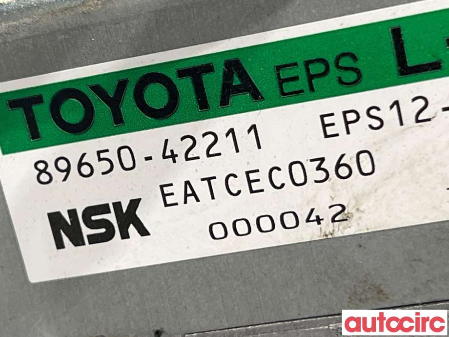 Rattaksel elektrisk servo til Toyota RAV4 2016-2019 (Type IV, Fase 2)  (TOYOTA|4520A42070|ESP12-071|89650-42211)