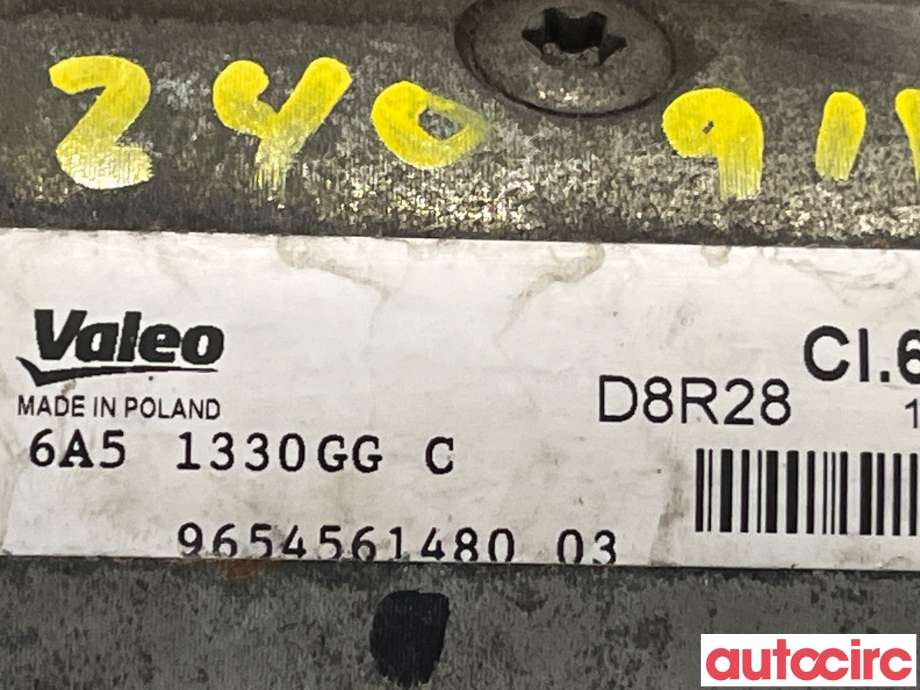 Starter diesel til Peugeot 508 2014-2018 (Type I, Fase 2)  (PEUGEOT|5802AW||9654561480)