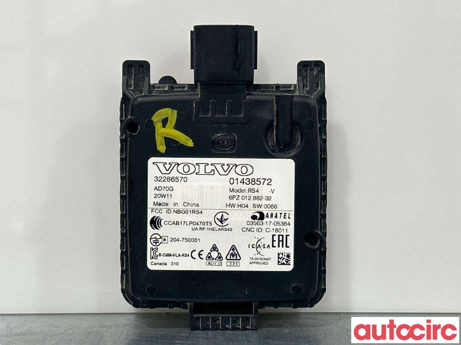Sensor radar til Volvo V60 / V60 CC 2018-->> (Type II)  (VOLVO|32286570)