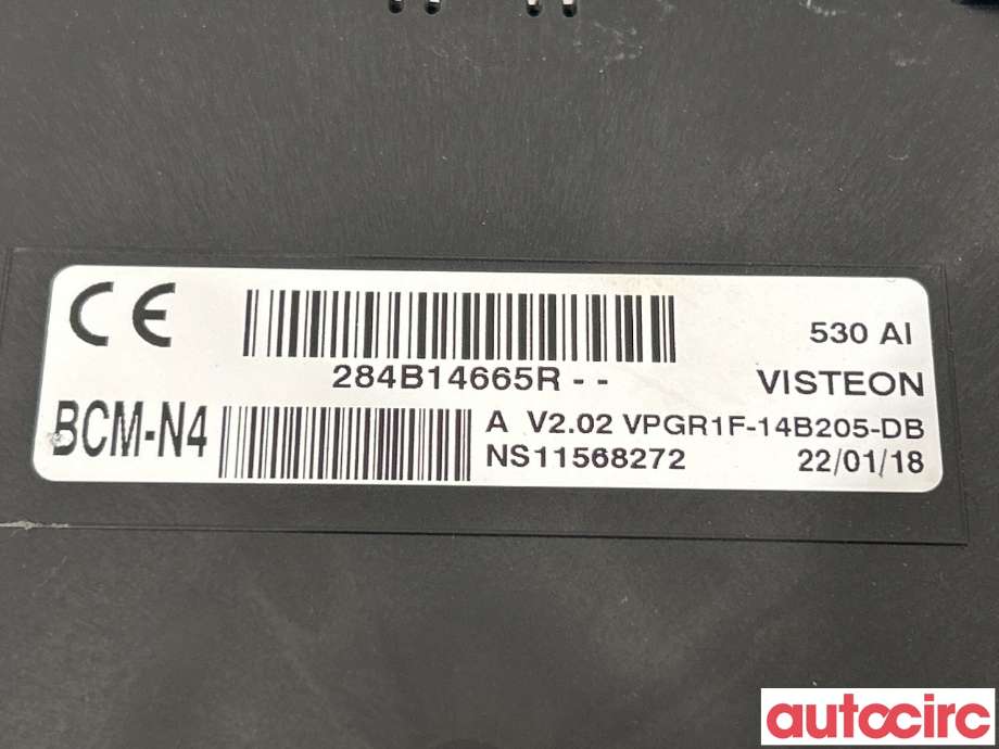 Styreenhet comfort (BCM) til Renault Kangoo 2008-2021 (Type II)  (RENAULT|284B19348R|284B14665R)
