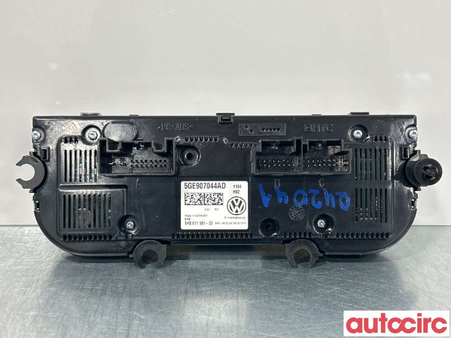 Varmeapparat betjening til VW e-Golf 2014-2017 (Fase 1)  (VOLKSWAGEN|5GE907044AD|)